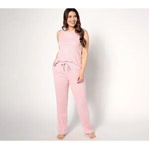 Bumblebella by Jill Martin Dreamy Pointelle Tank & Pant Set Womens XS Blush NEW